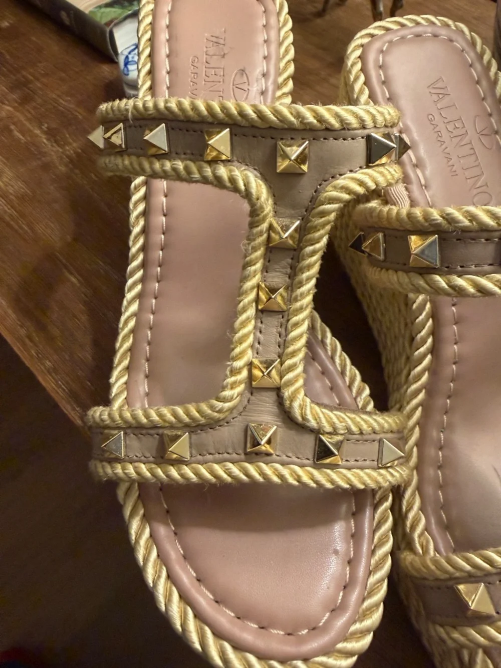 authentic Valentino wedges